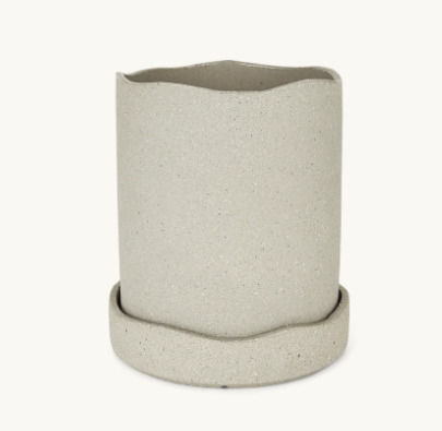 Ferm Βάζο Uneru Μπεζ Φ16xΥ20cm Ferm Βάζο Uneru Μπεζ Φ16xΥ20cm