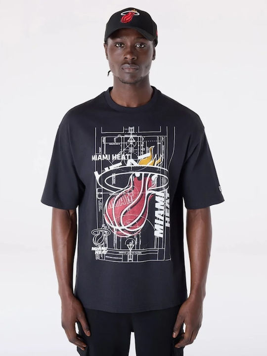 New Era Miami Heat Αθλητικό T-shirt Noir
