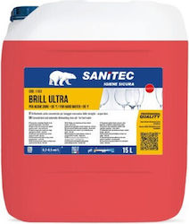 Sanitec Brill Ultra Течен Разкрасител За Поддръжка На Съдомиялна 15000ml