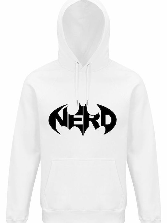 kirikoko Детски Суичър с Качулка White Nerd, Fu...