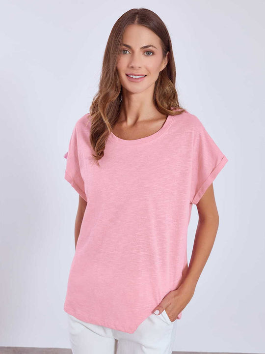 Celestino Sleeve Women's Athletic Blouse Pink