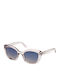 Guess Guess Women's Sunglasses with Black Horn-Rimmed Frame and Blue Gradient Lenses GU00196 20W