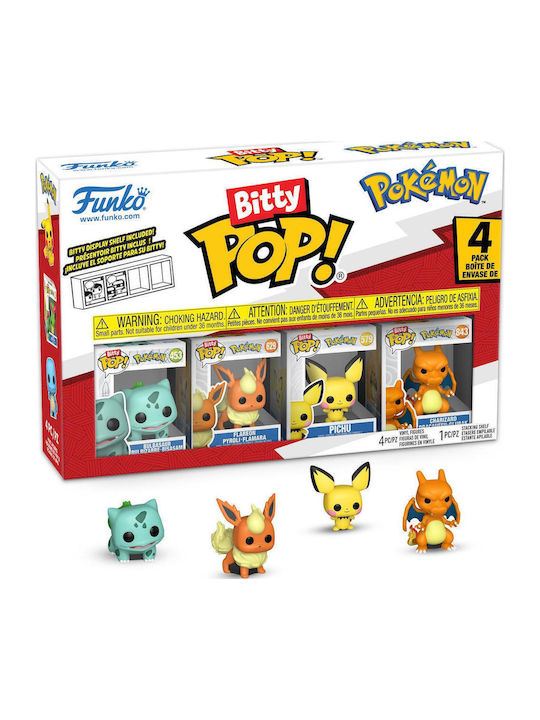 Funko Bitty Pop! Animation: Pokemon - Bulbasaur, Flareon, Pichu, Charizard Chase 4τμχ Funko Bitty Pop! Animation: Pokemon - Bulbasaur, Flareon, Pichu, Charizard Chase 4τμχ