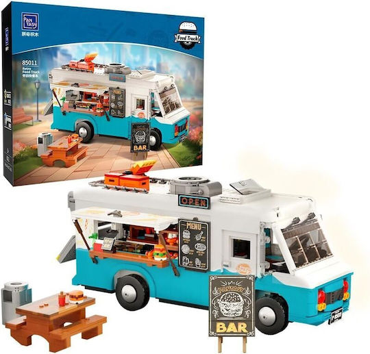 Pantasy Retro Food Truck Building Blocks for 6+ Years 2010 Pieces