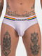 Herren Slips White mit Mustern 1Packung