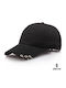 Ghetto Cap Kpop Iron 3 Rings 6 Panel Black