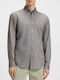 Rickert Long-sleeved Cotton Shirt Light Green