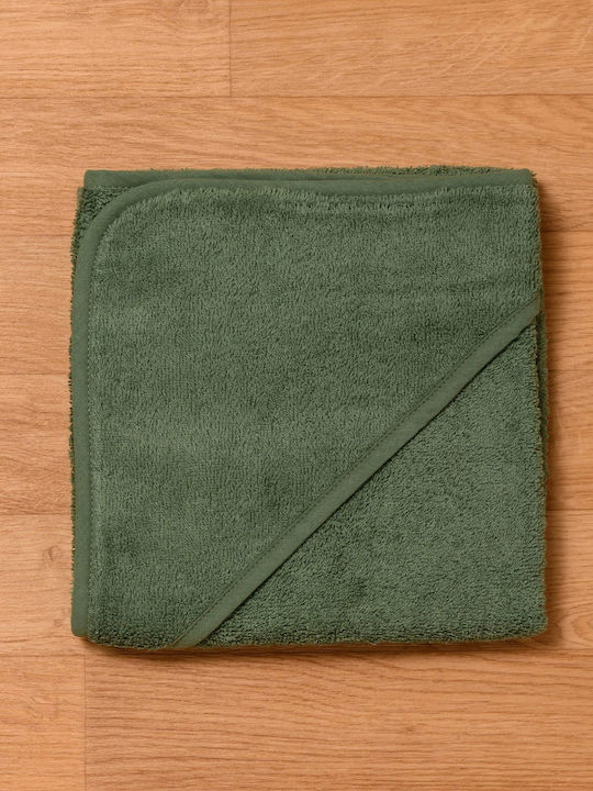 abo Baby Bath Towel-Bathrobe Hooded Cypress 75x75cm