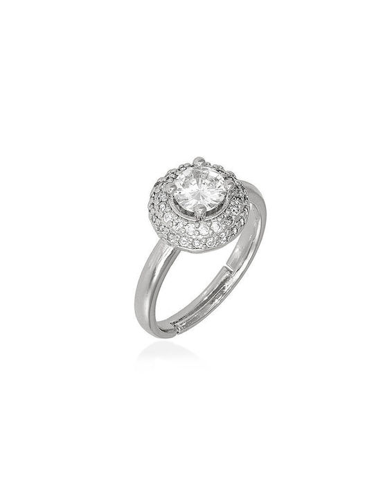Ghetto Ring with Zircon