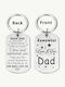 Dad Stainless Steel Keychain