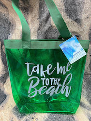 Miami Beach Kunststoff Strandtasche Grün Miami Beach Kunststoff Strandtasche Grün