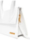 Leder Damentasche Handtasche Weiß