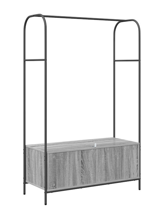 vidaXL Cuier de podea Gri 100x44x160cm