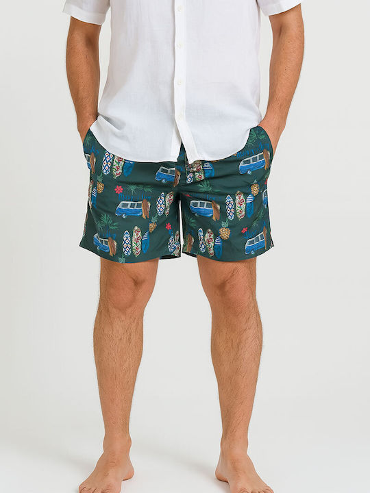 Herren Badebekleidung Bermuda Khaki