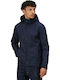 Tra701 Χειμωνιάτικο Μπουφάν Softshell Αδιάβροχο και Αντιανεμικό Navy