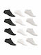 Per Mia Donna Damen Socken Black-white-grey 12Pack