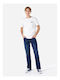 Herren Jeanshose Elastisch Blue