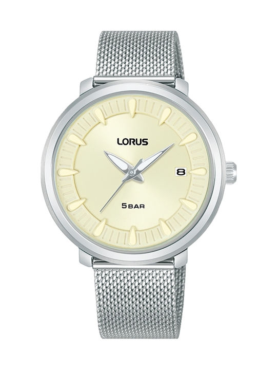Lorus Ρολόι Μπαταρίας με Μεταλλικό Μπρασελέ