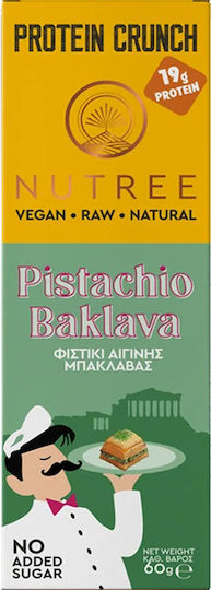 Nutree Crunch Bar with 29% Protein & Pistachio Baklava Flavour 50gr