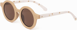 Mrs Ertha Polarized Λουλούδια Μπεζ για 2+ Ετών
