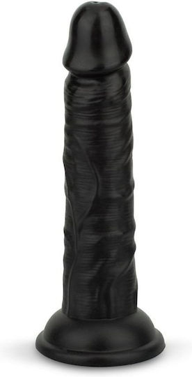Easytoys Realistisches Dildo mit Hoden und Saugnapf Schwarz