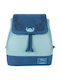Loungefly Kids Bag Backpack Blue 22.86cmx11.43cmx26.67cmcm Disney Stitch Embroidered Mini