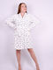 Tress Winter Damen Robe White