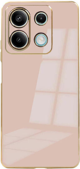 Bodycell Plated Umschlag Rückseite Silikon Rosa (Redmi Note 13 Pro 5G / Poco X6Honor X6)