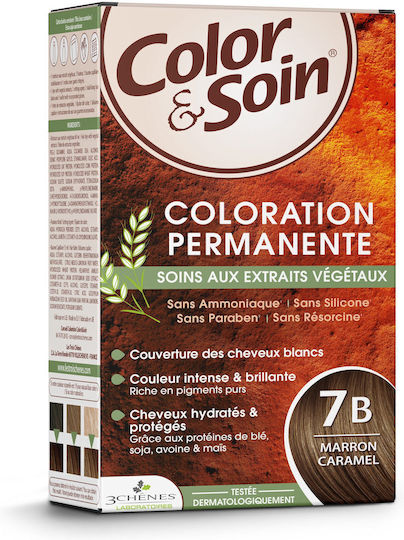 Color & Soin Боя за коса Без амоняк 7b Caramel Brown