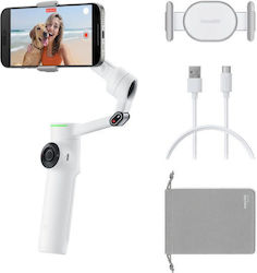Insta360 Flow 2 Standard Bundle Phone Gimbal with 3 Axis Stabilization and 10 Operating Hours White