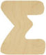 Holzhandwerksdekoration 7cm