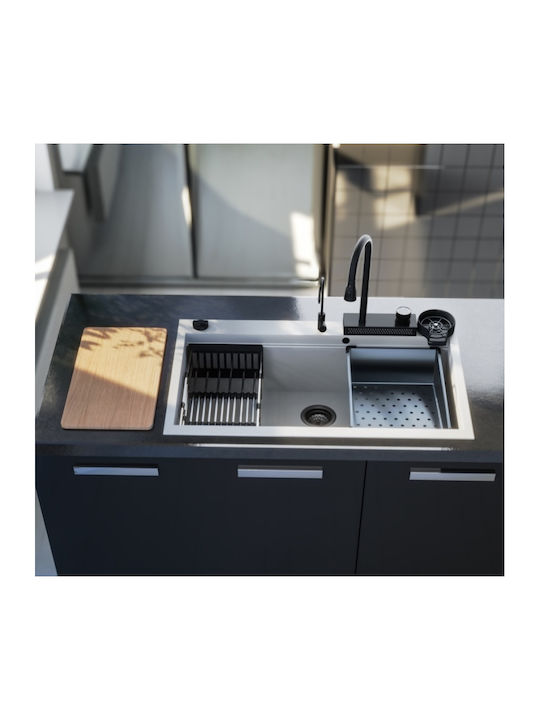 Sanitec Ultra Granite 850 Drop-In Spüle aus Ver...