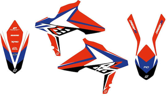 Blackbird Racing Motorcycle Stickers Set 2b03ab