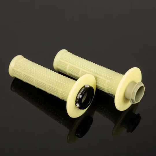 Handlebar Grips Lock-On MX R Tapered Aramid Half WF Gray Ren-G240 Renthal