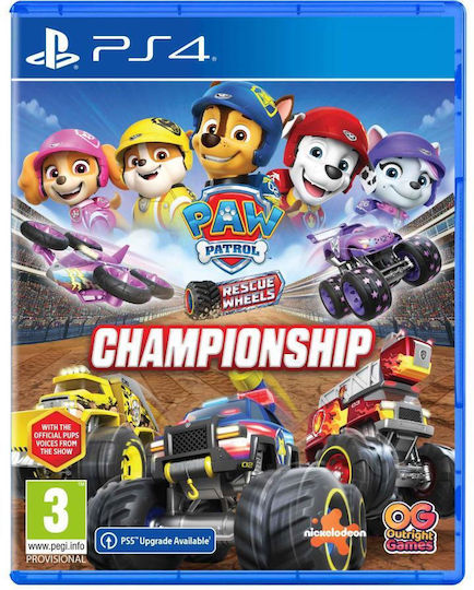 PAW Patrol Rescue Wheels: Championship PS4 Game