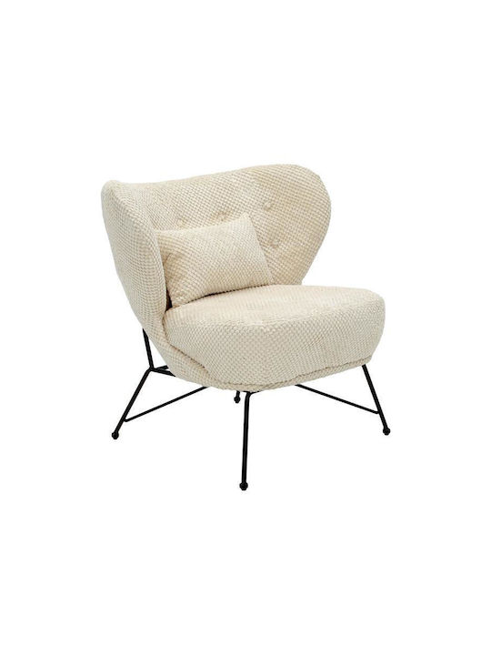 Celestia Armchair White 80x94x82cm