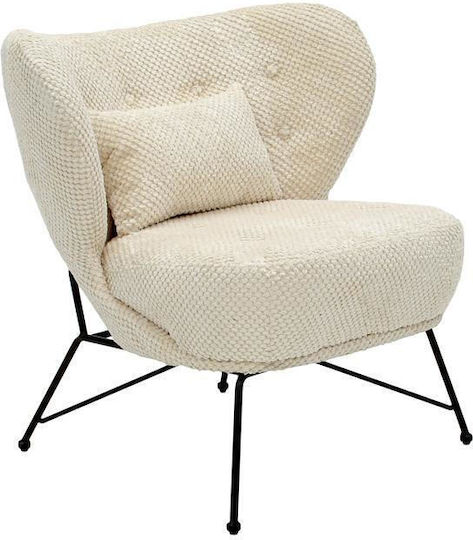 Celestia Armchair White 80x94x82cm