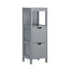 SoBuy Bathroom Cabinet L30xW30xH89.2cm Gray