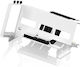 45° Vertikale Montagehalterung GPU Ezdiy-fab PCIe 4.0 Steigleitung Weiß