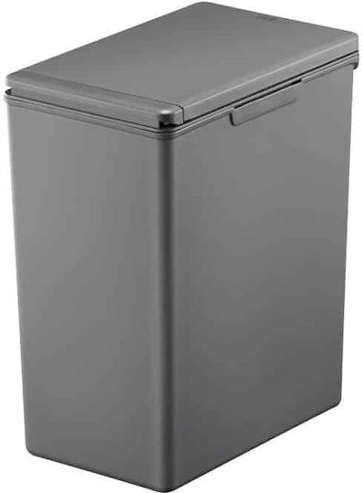 Eko Coș de Gunoi Plastic cu Senzor Gri 20lt 1buc Eko Coș de Gunoi Plastic cu Senzor Gri 20lt 1buc