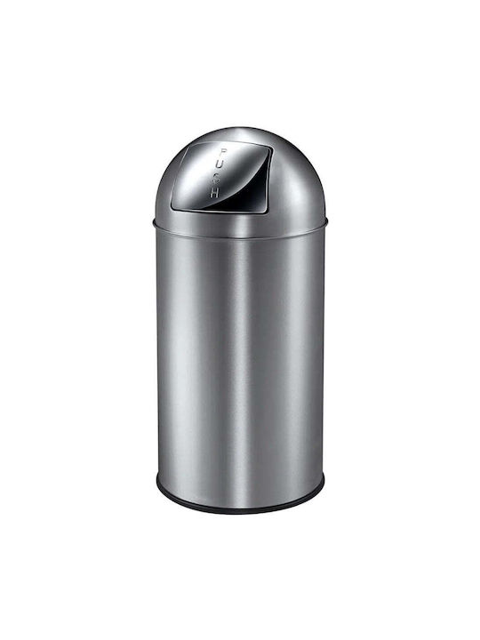 Eko Waste Bin Waste made of Stainless Steel Silver 40lt 1pcs