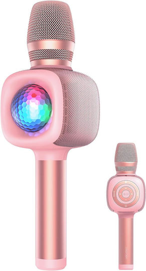 OneOdio Microfon Karaoke Wireless Bopmen-Star-10 Roz