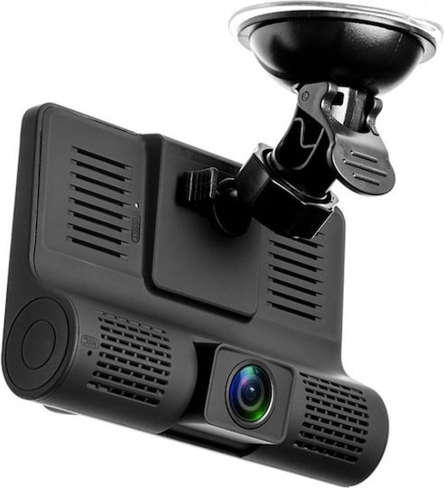 Full Hd Car Dvr Camera Foxmag24 Front Rear Interior 4 Inch Display G Sensor 170 Degrees
