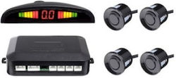 Senzori de Parcare 4 Senzori Ultrasonici Afișaj Tip LED Indicator Digital de Distanță