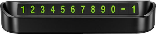 Foxmag24 Phone Number Holder Magnetic Numbers Black