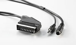 Roline Kabel 11.99.4312 Von Scart M Zu Svhs/3,5mm Klinke M 20 M Schwarz