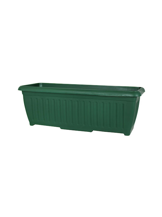 Sic Plast patmos Planter Box Plastic Green 50x1...