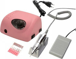 Tradesor Electric Nail Drill 15W Pink with Pedal