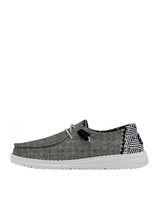 Hey Dude Wendy Chambray Damen Mokassins in Gray...