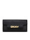 Avril Large Leather Women's Wallet Classic Black